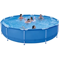 round steel frame pools inflatable swimming pool pvc above ground family pool