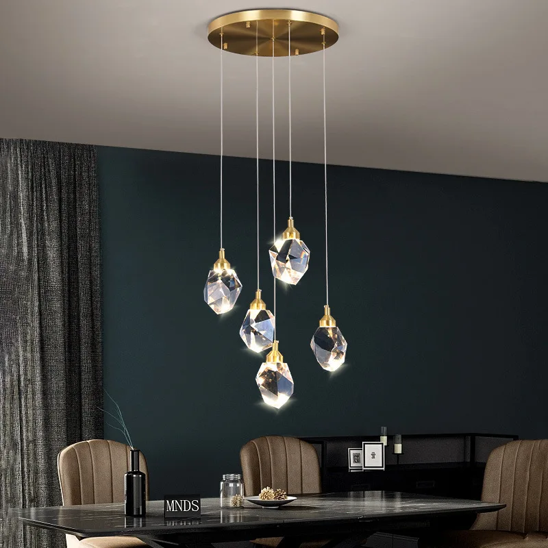 

Light Luxury Crystal Chandelier, Modern Home Decoration, Indoor Lighting, Living Room, Bedroom, LED Branch Chandelier Ceiling