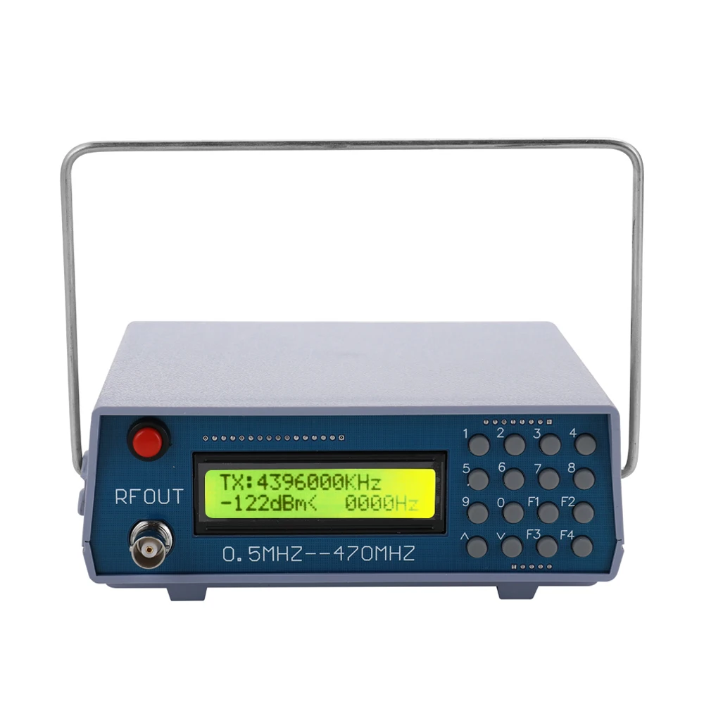 

Signal Generator 0.5MHz-470MHz RF Signal Generator Meter Tester for FM Radio Walkie-talkie Debug Digital CTCSS Singal Output