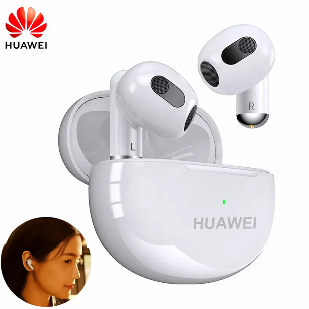 

Huawei Mini Buds Bluetooth Earphones Wireless Headphones TWS Sports Headsets Touch Control ENC Earbuds Air Pro 4 Pods For iPhone