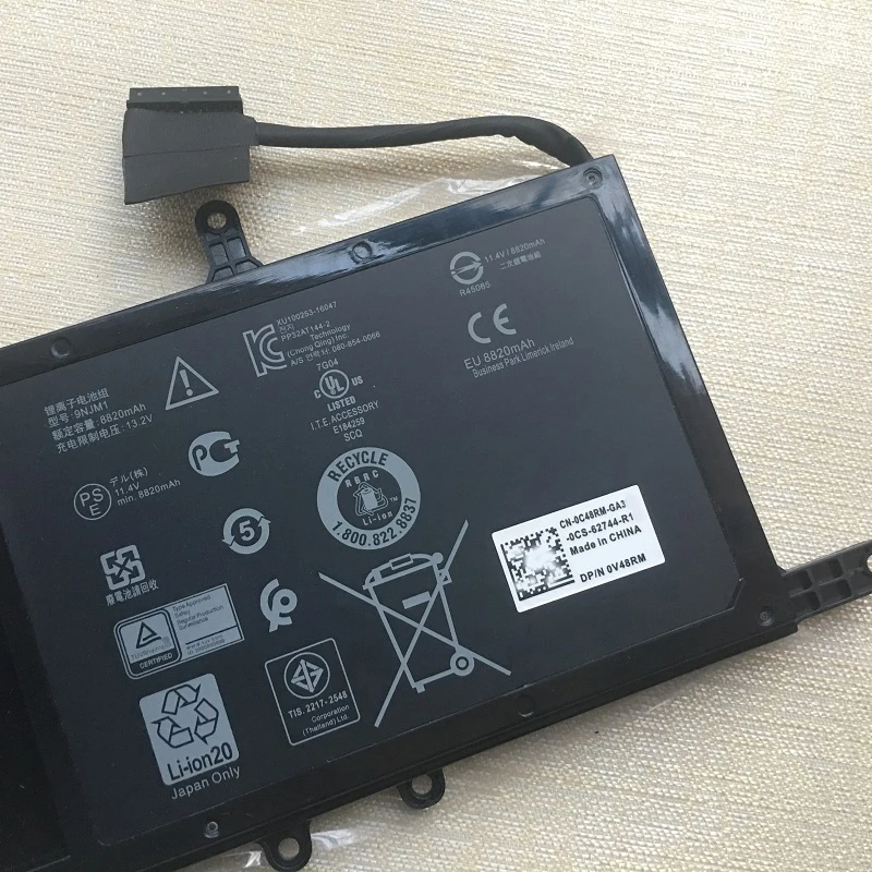 Фото Аккумулятор SupStone 9NJM1 44T2R для ноутбука Alienware 17 R4,R5,15 R3,R4,546FF MG2YH HF250 P69F001 P31E001 ALW17C-D273 AW17R5 AW15R4 №5