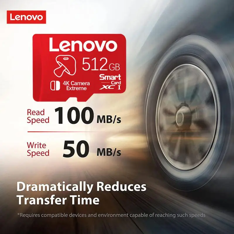 Оригинальная флэш-карта памяти Lenovo SD на 1 ТБ 256 ГБ 512 128