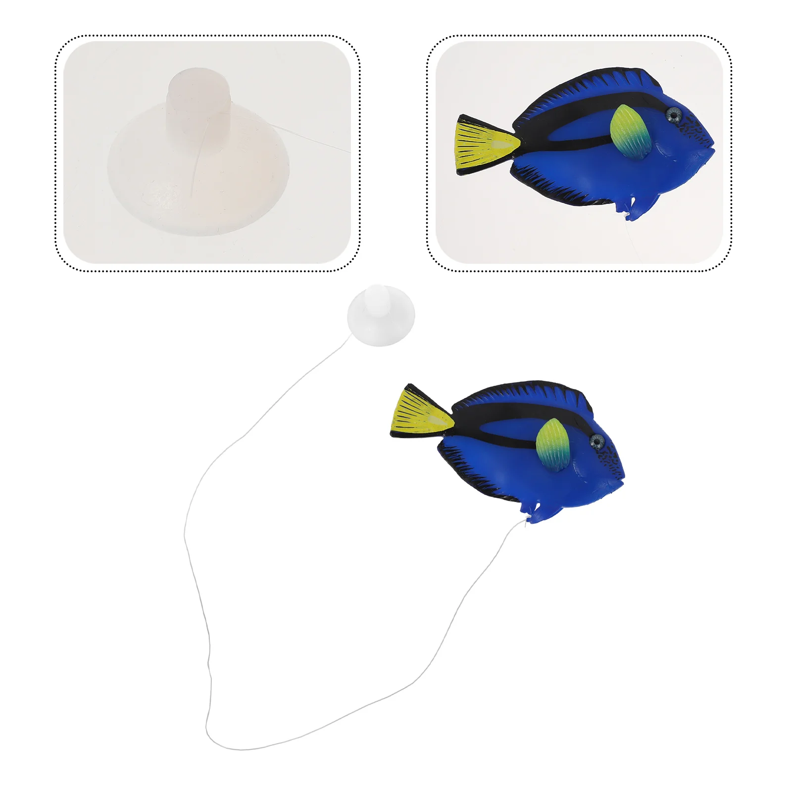 

1pc Luminous Fish Lifelike Luminous Floating Simulation Fish Artificial Fish for Fish Tank