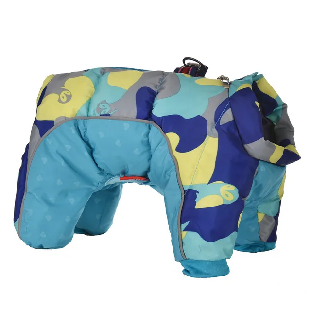Dog Clothes Winter Warm Clothes For Small Dogs Waterproof Puppy Pet Jacket Reflective Dog Coat Chihuahua Pug Jumpsuits Clothing 2