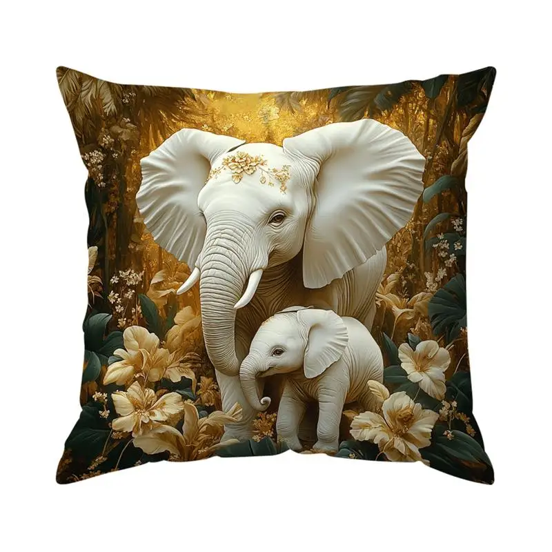 

Декоративная наволочка Золотые джунгли