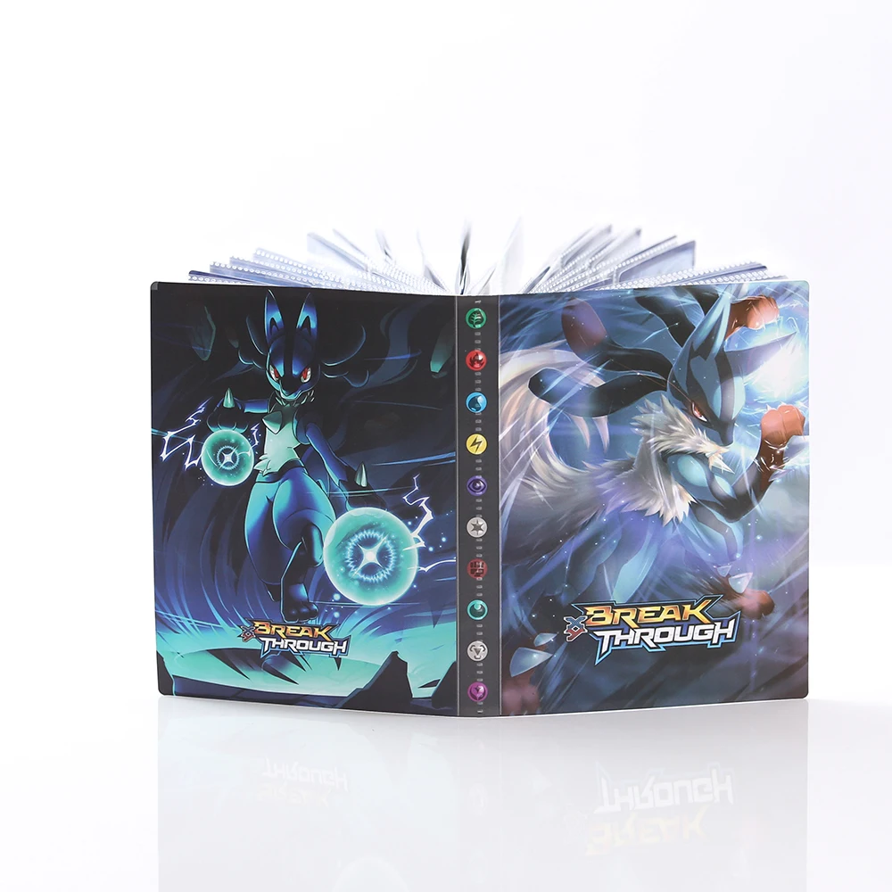 

Pokemon Cards Album Book Cartoon TAKARA TOMY Anime New 240PCS Game Card VMAX GX EX Holder Collection Folder Kid Toy Gift Deck