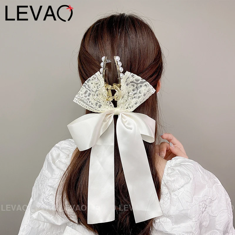 

Заколка для волос с милым бантом для девочек, жемчужный зажим для волос, головной убор невесты, повязка на голову, заколка для волос с акулой, модные аксессуары для волос