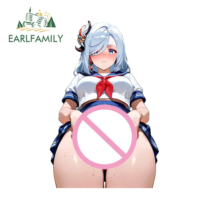 

EARLFAMILY Nun Futanari автомобильная наклейка оригинальная хентай аниме заполняют аксессуары наклейка Waifu багажник Windows ноутбук автомобильный Стайлинг