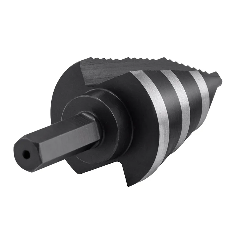 От 7 до 1-3/8 HSS 6542 Быстрое сверление с титановым покрытием Ступенчатое сверло