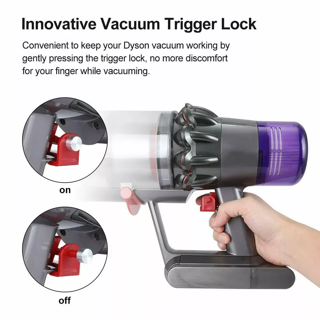 

2022New Lock Power Button Accessories For Dyson V6 V7 V8 V11 V10 Vacuum Cleaner Sweeper Trigger Lock Replacement Creative Tool