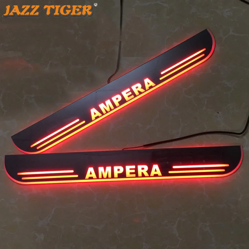

Trim Pedal LED Car Light For Opel Ampera 2011 -2016 2017 2018 2019 Door Sill Scuff Plate Pathway Moving Acrylic Welcome Lamp