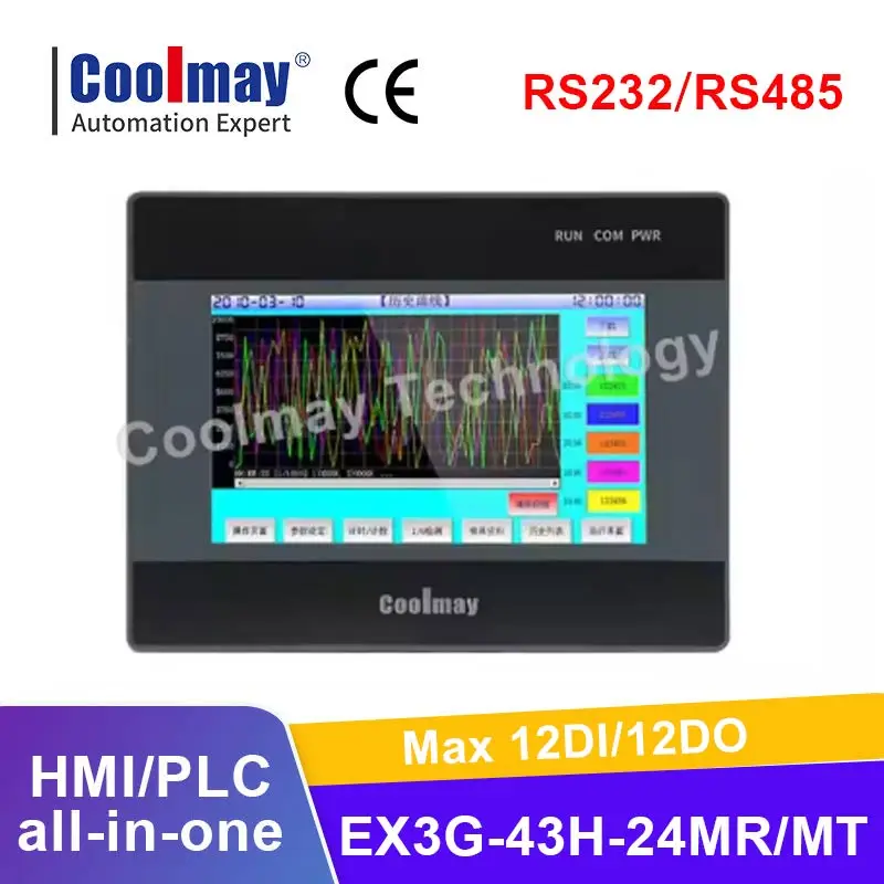 

Coolmay EX3G-8043H-24MR/MT контроллер
