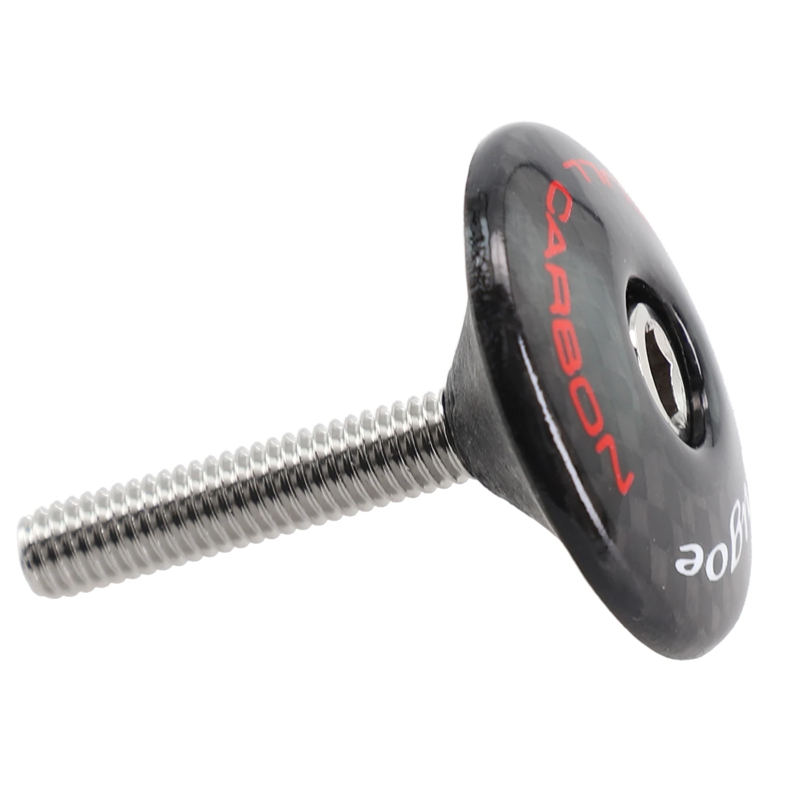 

3K Carbon Fiber Bicycle Headset Cap Mountain Road Bike Cycling MTB Headset Stem Top Cap Cover Bolt For Bike Fork Cycling Parts