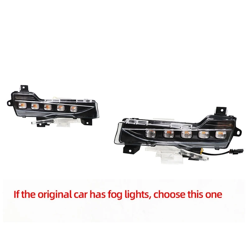 Дневные ходовые огни LED Daylight Fog Light с функцией поворотного сигнала для автомобиля Tesla Model 3 / Y 2017 2018 2019 2020 21 2022.