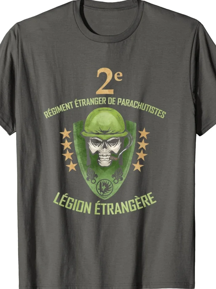 Футболка Légion Etrangere 2e Régiment Etranger De Parachut avea Повседневные футболки с короткими рукавами из 100% хлопка (art.: 3920cdfba580f) - 3920cdfba580f