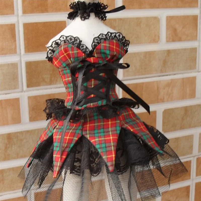 

Клетчатое платье с узором в клетку, комплект одежды, юбка из пряжи для 1/4 BJD MSD Supper Dollfie MID EID LUTS SOOM DOD Dollmore AOD DZ DK AF