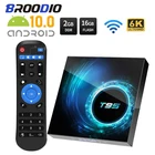 Приставка Смарт-ТВ 3D, Android 10, T95, 2020g, Wifi, Bluetooth, 32 ГБ, 2,4 ГБ