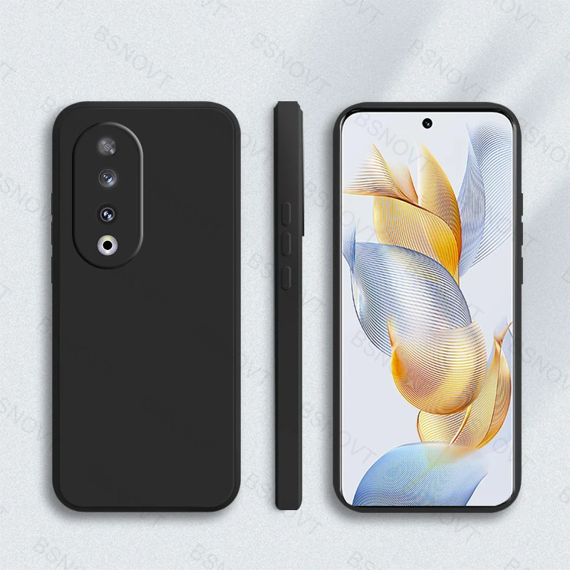 Soft Original Liquid Silicone Phone Case For Honor 90 Case For Honor 90 5G Anti-knock Full Back Cover For Honor 90 Case 6.7 inch
