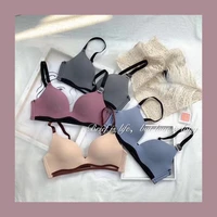 2022 new seamless bras for women push up bras no wire brassiere a b cup underwear sexy bralette three quarters34 cup lingerie