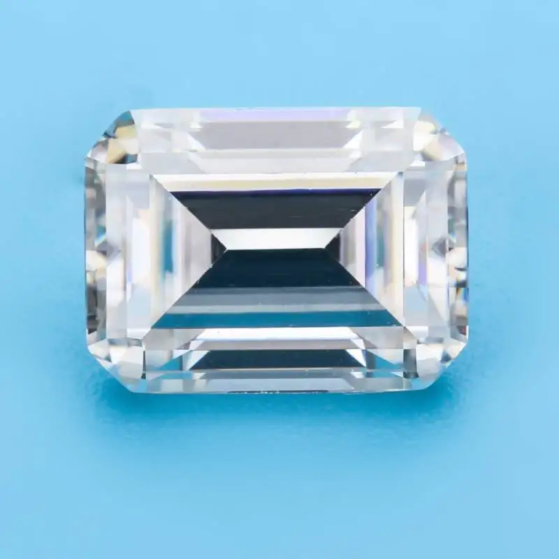 

Cheestar Gems Loose GH Color 6*8mm-10*14mm Emerald Cut VVS Moissanite Gemstones For Ring Making Fine Jewelry