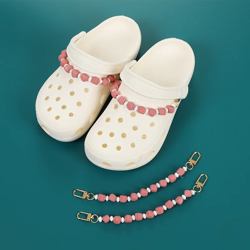 

1 шт. цепи для крокодиловой обуви очаровательные жемчужные цепи подвески сандалии-сабо украшения на булавках для девочек взрослых женщин ак...