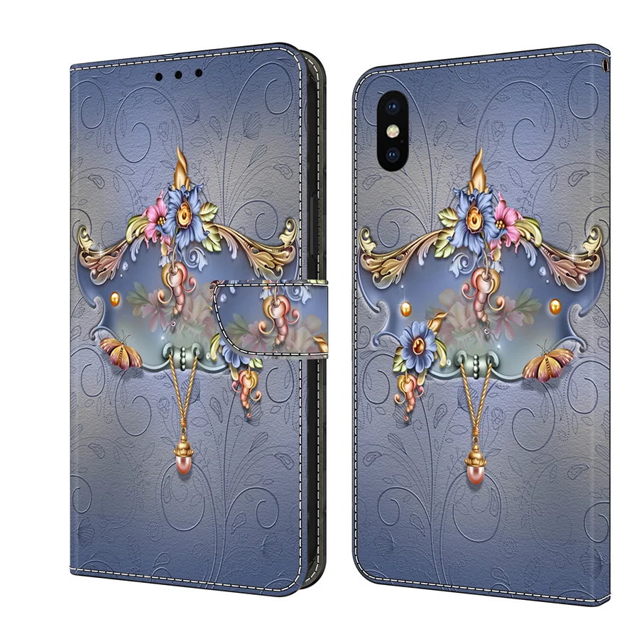 Кожаный чехол с модным узором для Samsung Galaxy S21 S22 S23 FE S24 Plus Note 20 Ultra 5G держатель карт