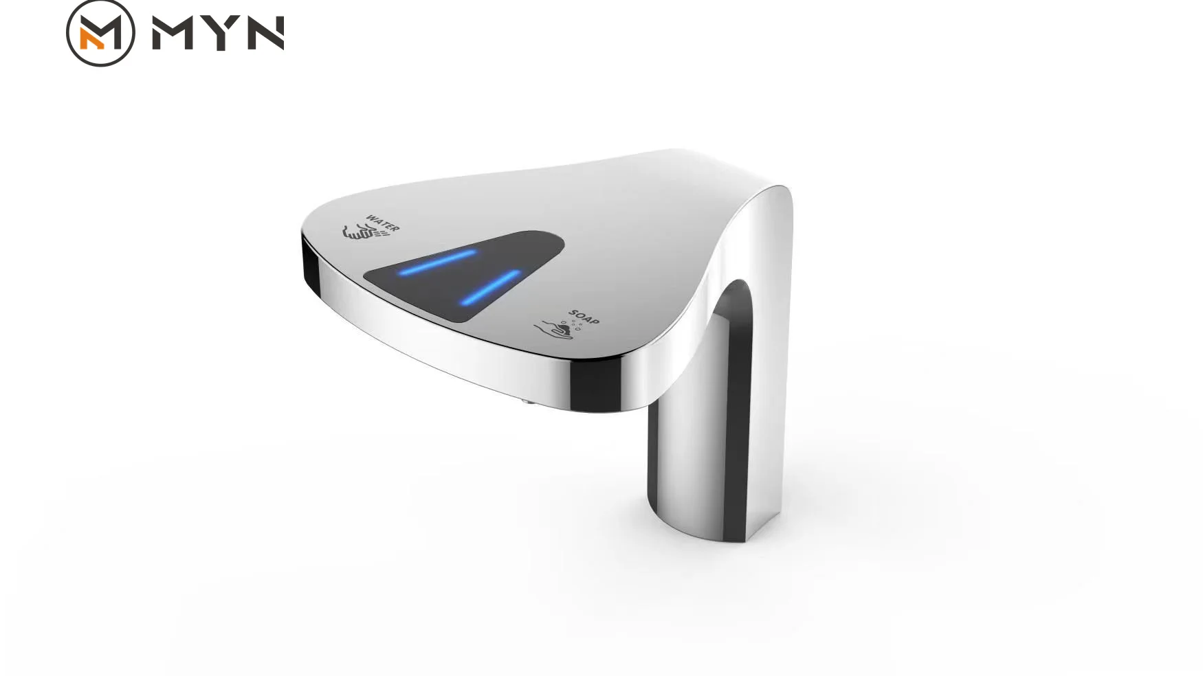 Умный Индуктивный хромированный латунный диспенсер для мыла Meiyani с элегантным