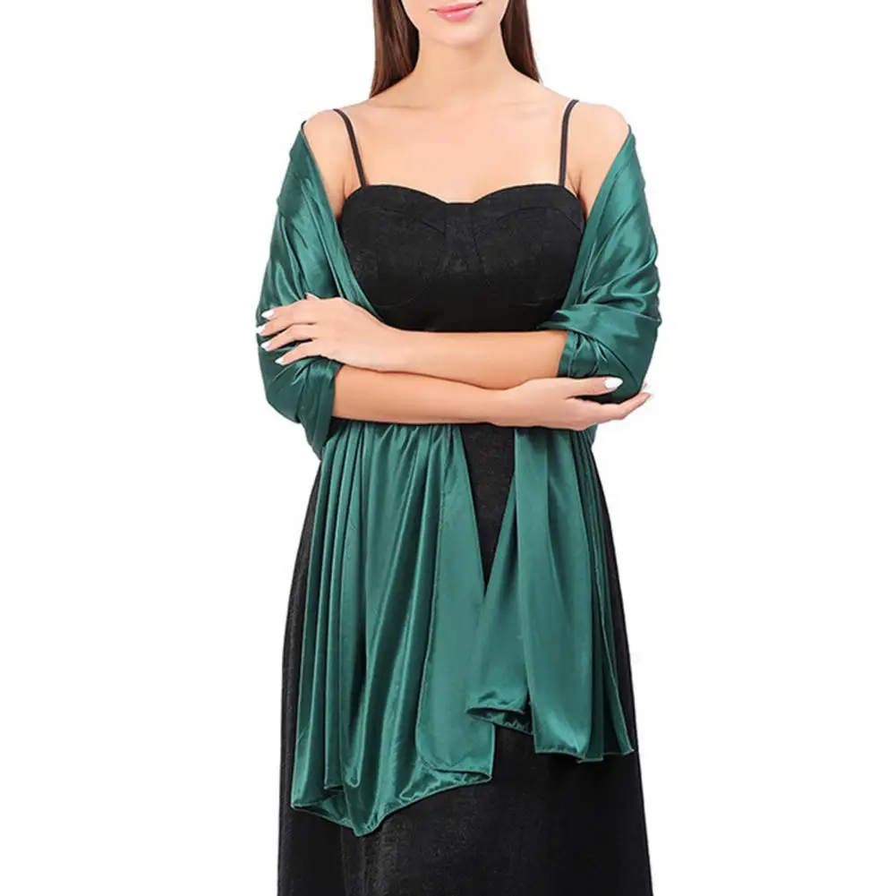 

Bridesmaid Wrap Thin Women Scarf Pure Color Anti-Sun Bride Shawl