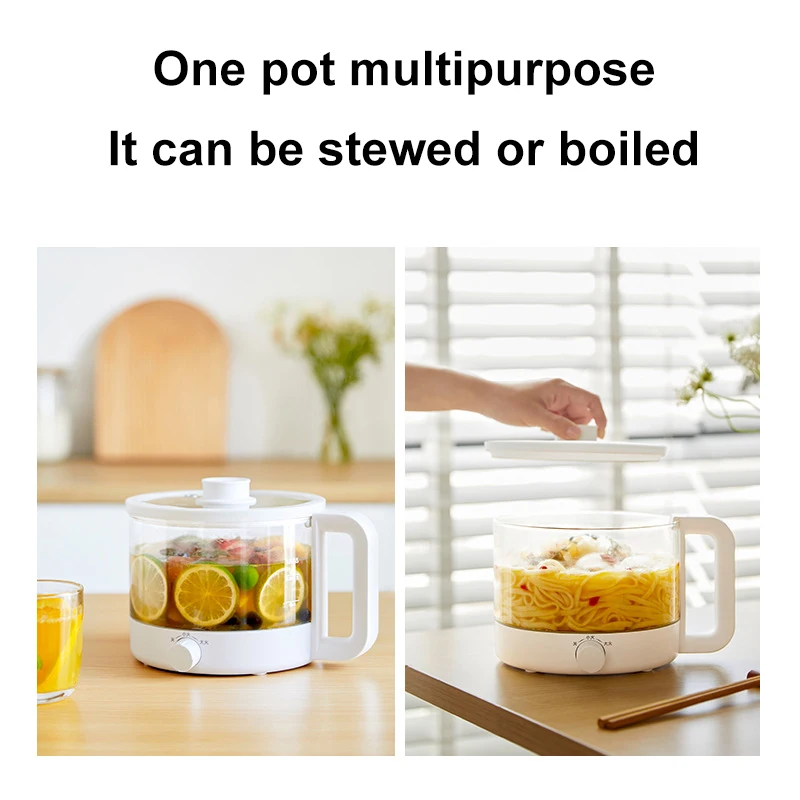 Мини-электрическая плита многофункциональная универсальная кастрюля 1 2 л