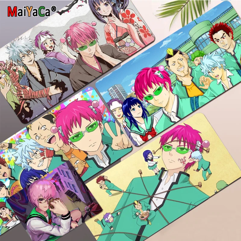 

Резиновый прочный коврик для мыши Saiki K Saiki Kusuo, для игровой клавиатуры