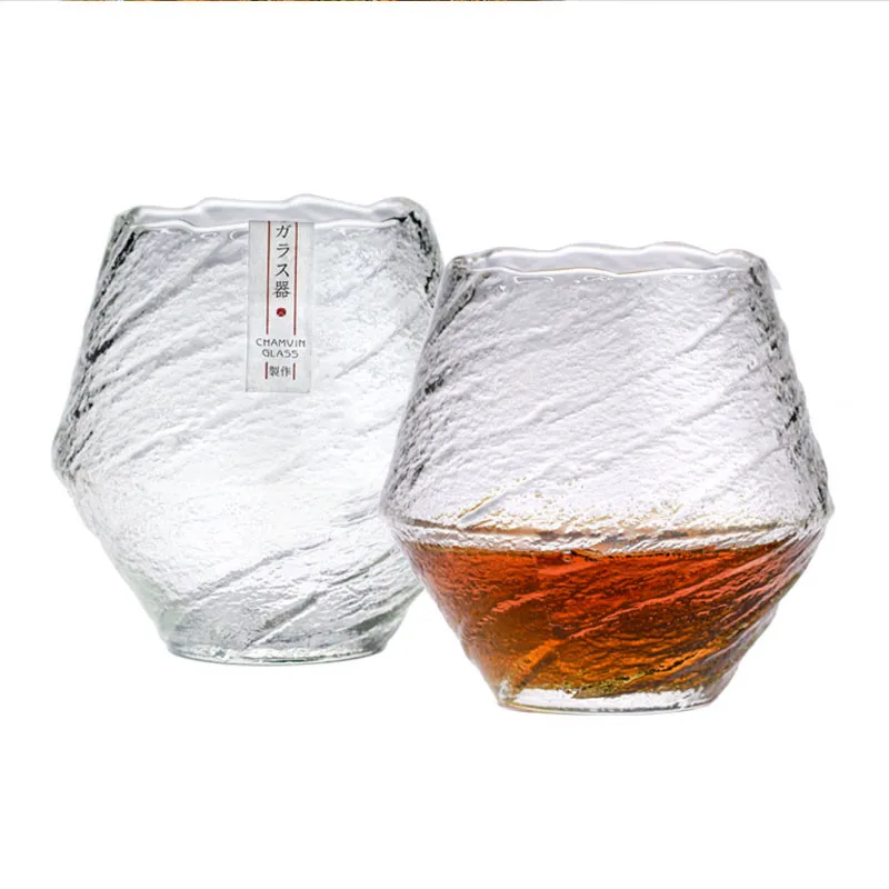 

Japanese Handmade Hammered Whiskey Glass Heat-Resistant Juice Cup Liquor XO Whisky Crystal Wine Glass Cognac Brandy Snifter