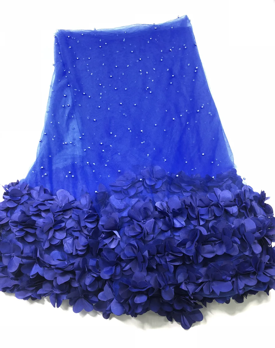 Новинка 3D французское кружево с блестками Nd Аппликация 5 ярдов/лот 2018 новейший