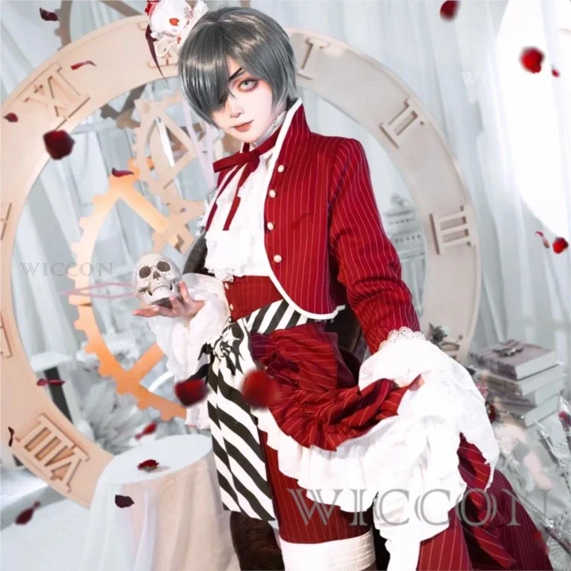 Черный Сиэль Батлер Фантомхайв женский косплей костюм Cos Game аниме вечерние