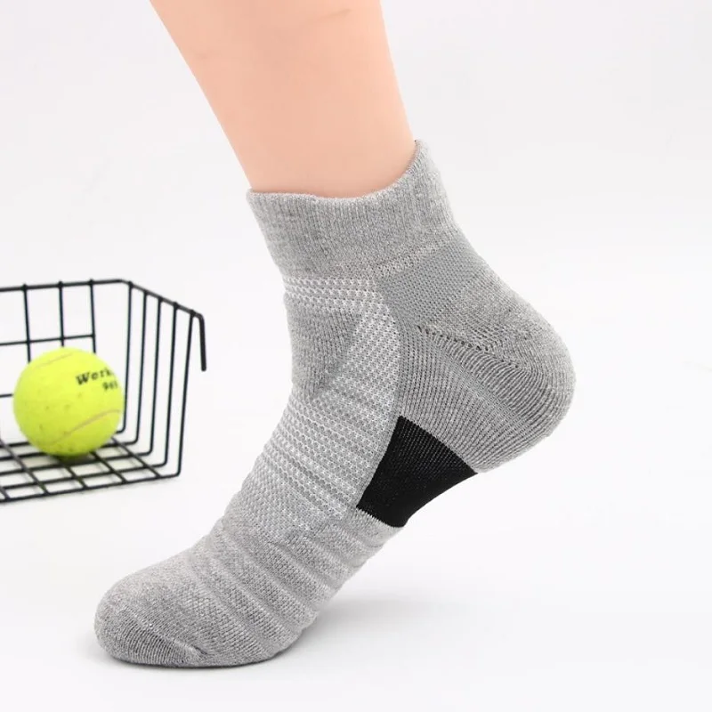 3 Pair Men Ankle Socks Fashion Summer Comfortable Breathable Mesh Casual Short Socks Sports Absorb Sweat Basketball Sports