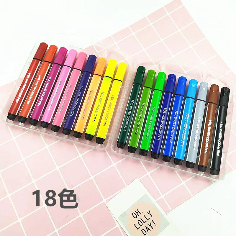 Watercolor Pen Student Stationery Water Color Crayons 046