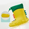Kocotree Children's Rain Shoes Boys and Girls' Anti-skid Plush Rain Boots Boys and Children's Water Shoes Rubber Shoes Cute 4