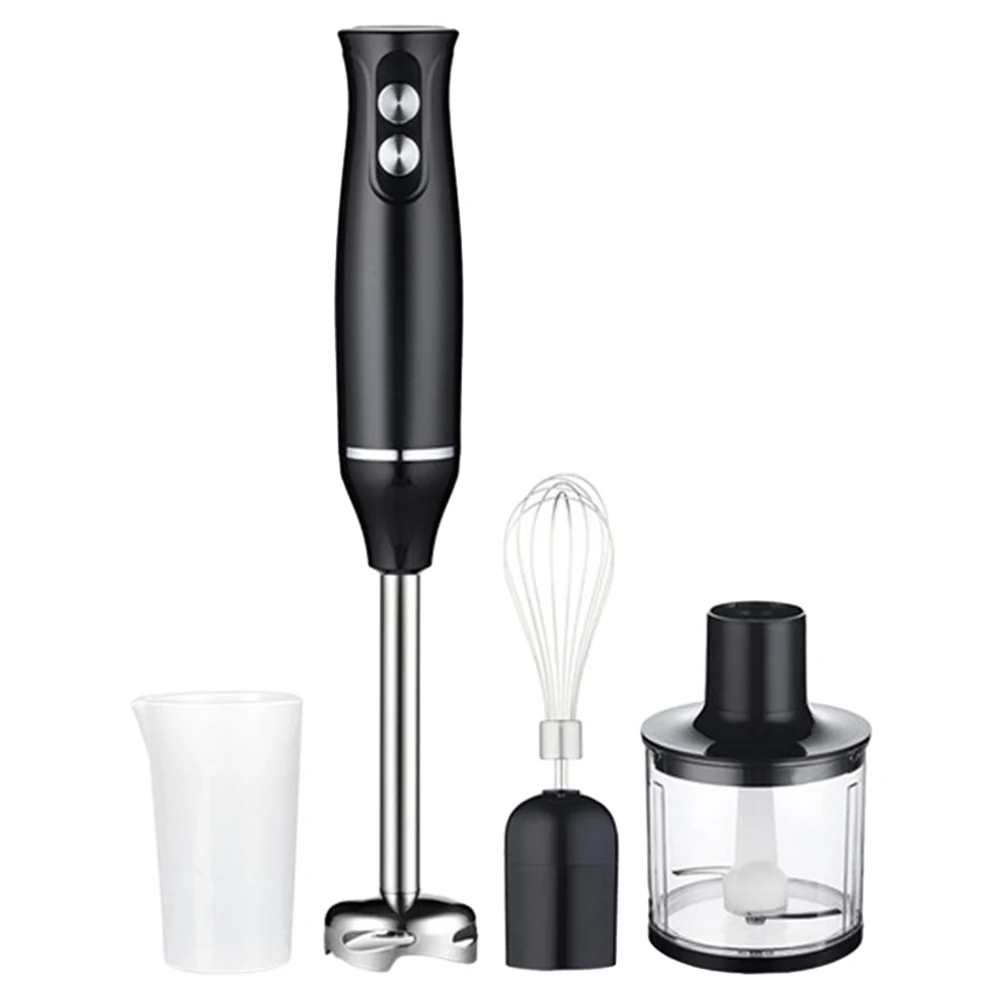 500W Handheld Immersion Blender 500ml Processor 4-In-1 Stain