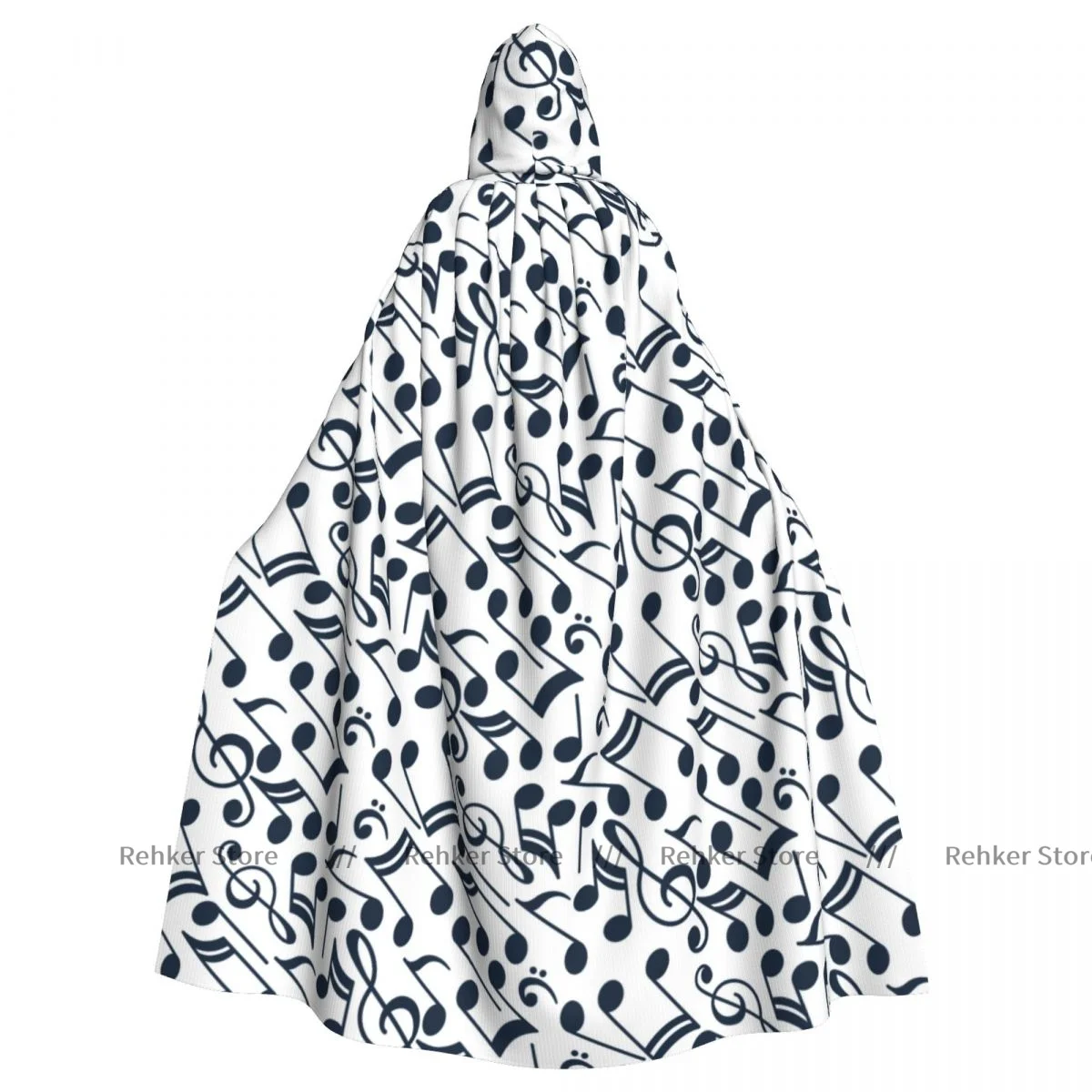 Костюмы для косплея в средневековом стиле черно-белые музыкальные ноты длинные