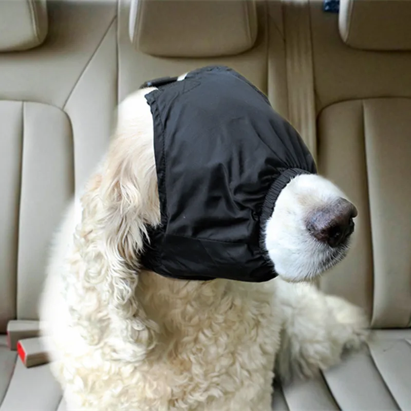 

Dog Calming Cap Eye Mask Nylon Shading Anxiety Mask Pet Blindfold Grooming Anti Car Sickness Essentials Windproof Avoid Light