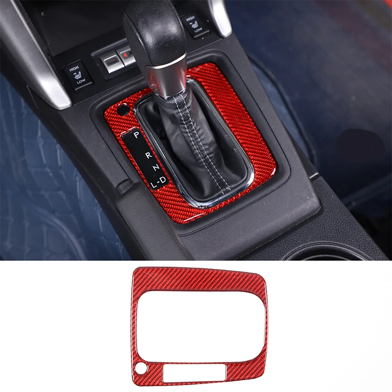 

For Subaru Forester 2013-2018 Soft Carbon Fiber Car Central Control Gear Shift Indicator Frame trim Auto Interior Accessories