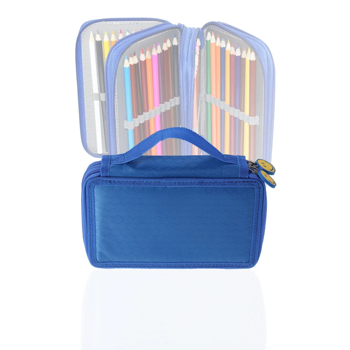 

Multifunctional Durable 35 Slots Colored Case with Compartments for Ordinary Pencils Gel Pens Watercolor Pencils