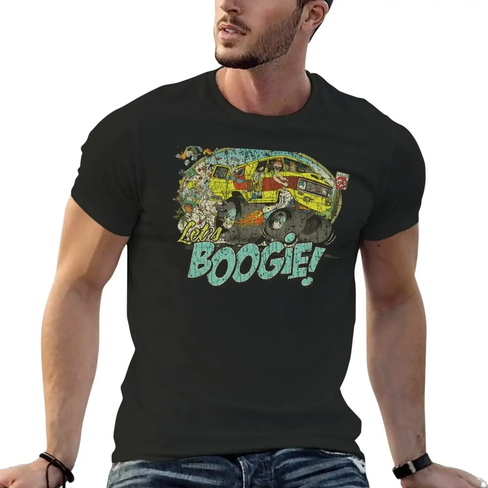 Let's Boogie! 1970 T-Shirt customs design your own street wear cotton graphic tees shirts tee mens t top quality