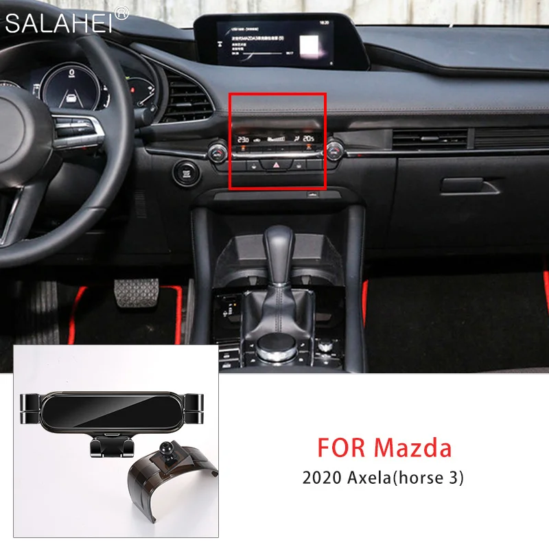 

Автомобильный держатель для вентиляционной решетки для Mazda 3 Axela BP 2020 2021 2022, Стайлинг, гравитационная Подставка для сотового телефона, поддер...