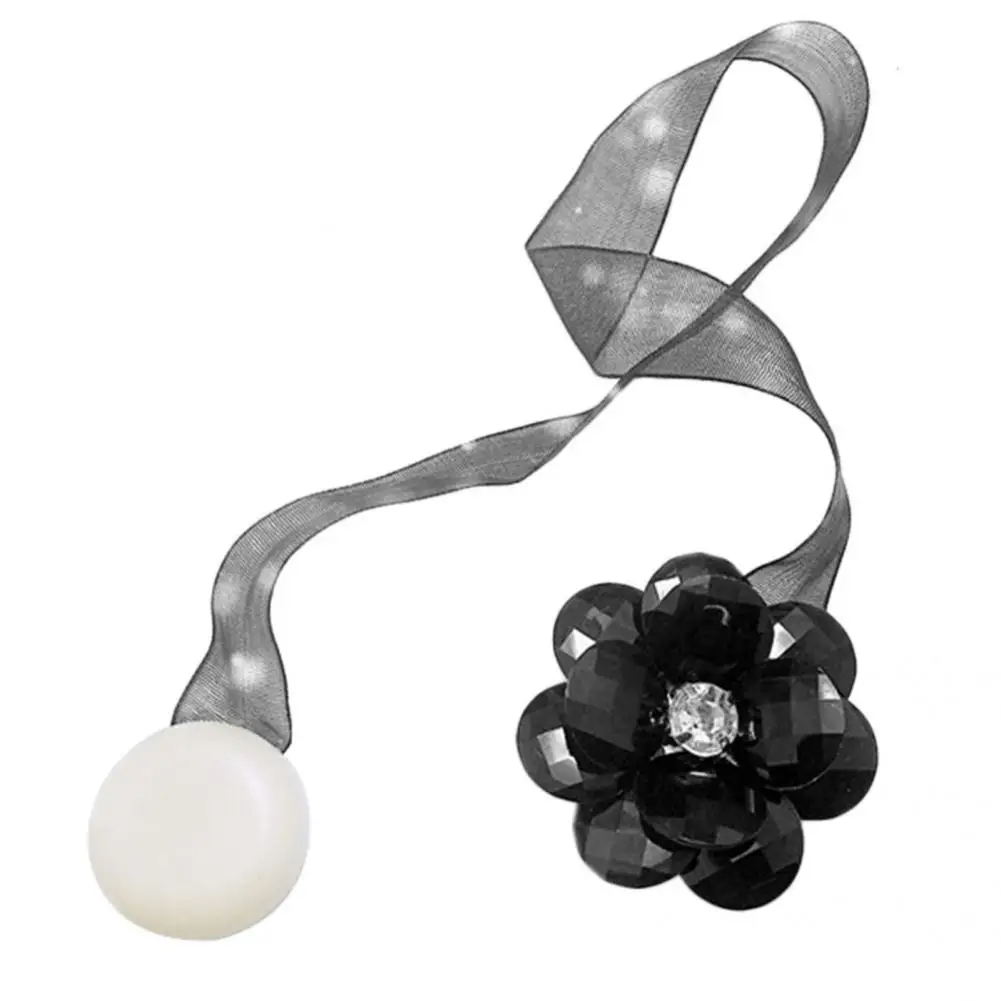 

Stylish Curtain Strap Durable Resin Floral Magnetic Curtain Tiebacks Curtain Tie Backs Buckle Curtain Tieback
