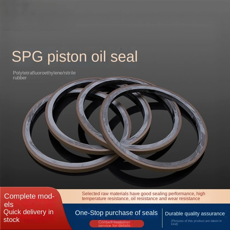 

For Spg Piston Oil Seal Ring Suitable For Excavator Combination Bidirectional Ptfe Sealing Hydraulic Cylinder Special Seal