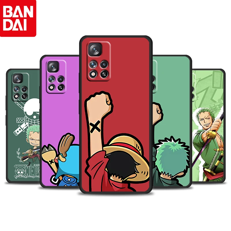 

ONE PIECE Luffy For Xiaomi Redmi 10 9 9C 9A 8 8A 7 7A 6 6A 5 5A 4X 5G Prime Pro Plus Silicone Soft Black Phone Case Cover Capa