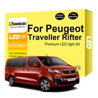 canbus for peugeot traveller rifter 2016 2017 2018 2019 2020 2021 accessories led interior dome map trunk reading light kit