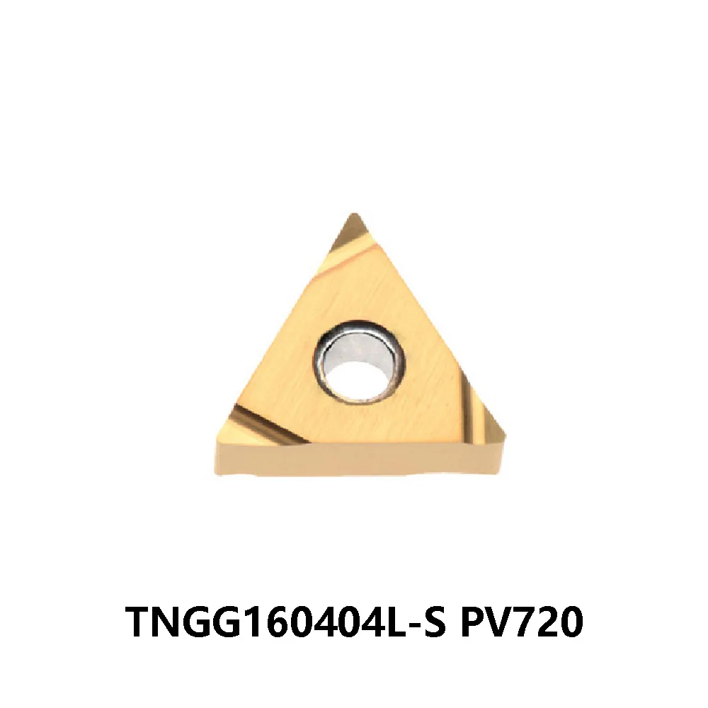 ТНГГ 160402 L S TNGG L-S PV720 Оригинал TNGG3305L-S 60 ° Пластины Твердосплавные вставки Токарный