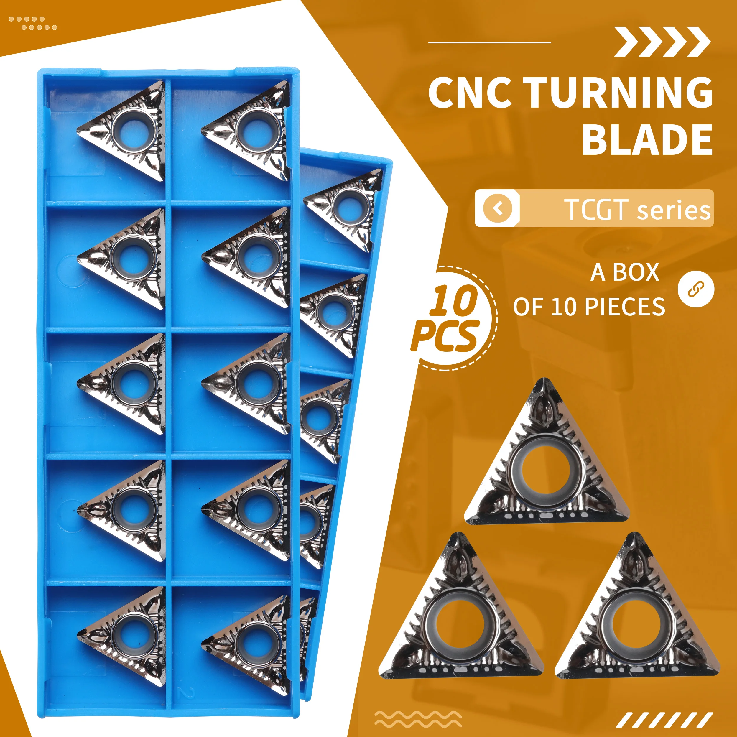 

TCGT16T302 TCGT16T304 TCGT16T308-AK H01 High quality Carbide inserts CNC lathe tools Milling inserts Aluminum tool Turning blade