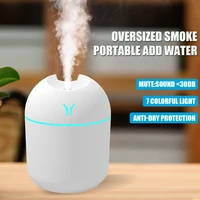 2022 new humidificador mini air humidifier aroma essential oil diffuser portable humidifier for home car usb with led night lamp